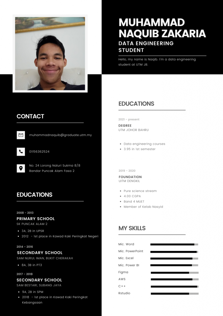 Black & White Professional Designer Simple Resume.png