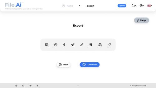 Export page