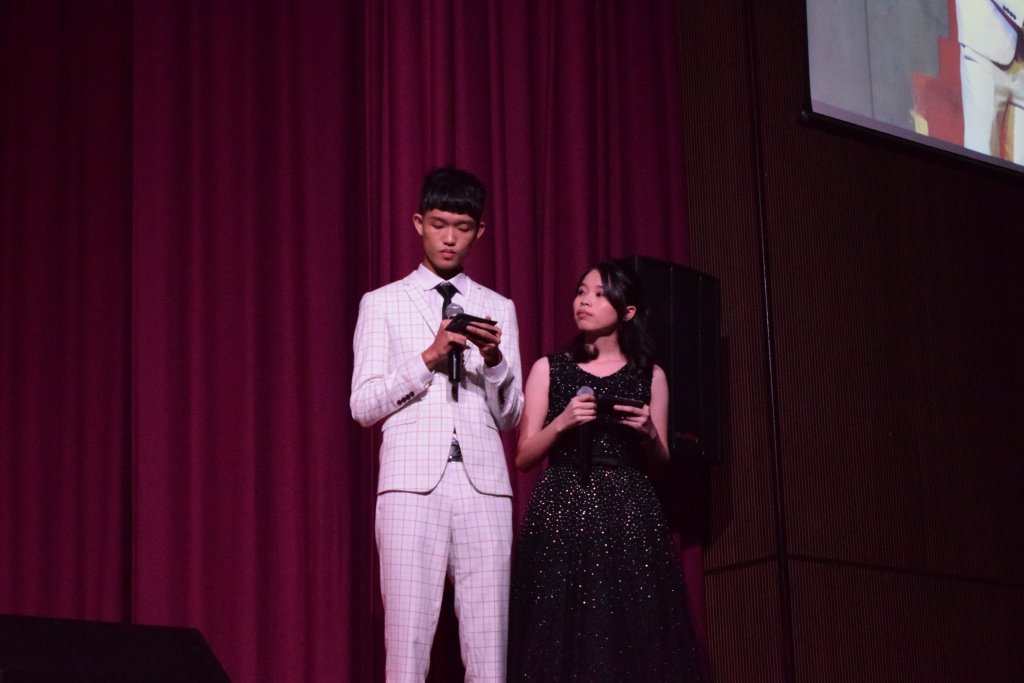 As an emcee hosting the event