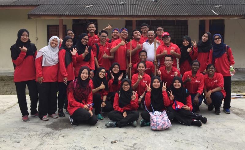 Community work in Sedili, Johor.