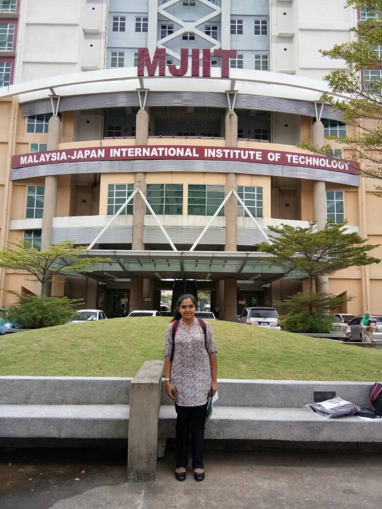 That's me standing in front of MJIIT (Malaysian-Japan International Institute of Technology) building.