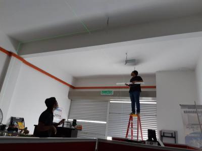 Lamp installation