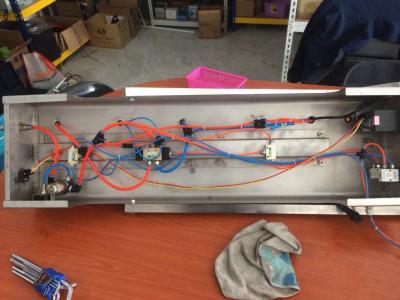 Underneath of the Filler Machine