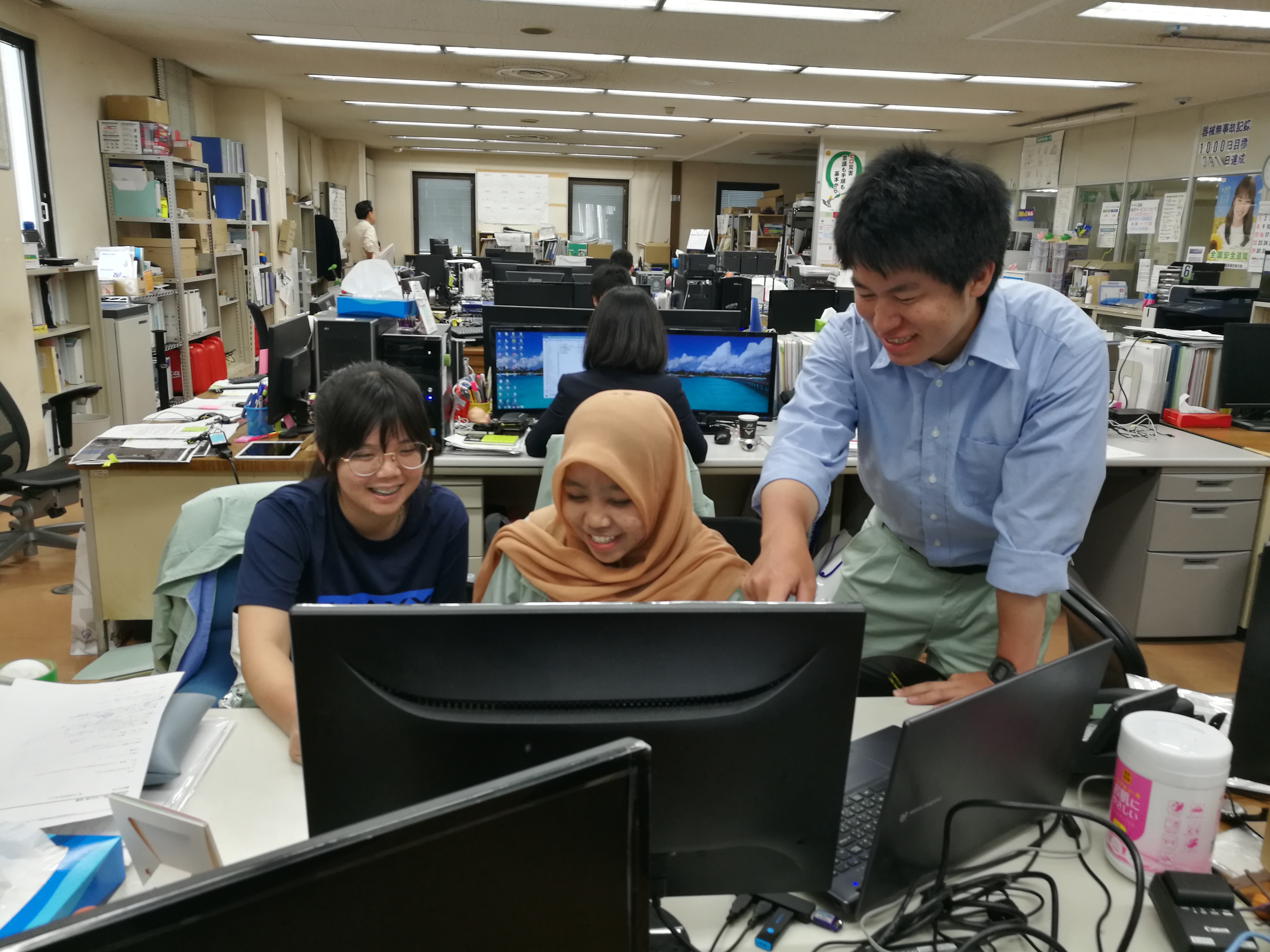 Fujisei-san teached us how to transform the data from KUMONOS to AutoCAD
