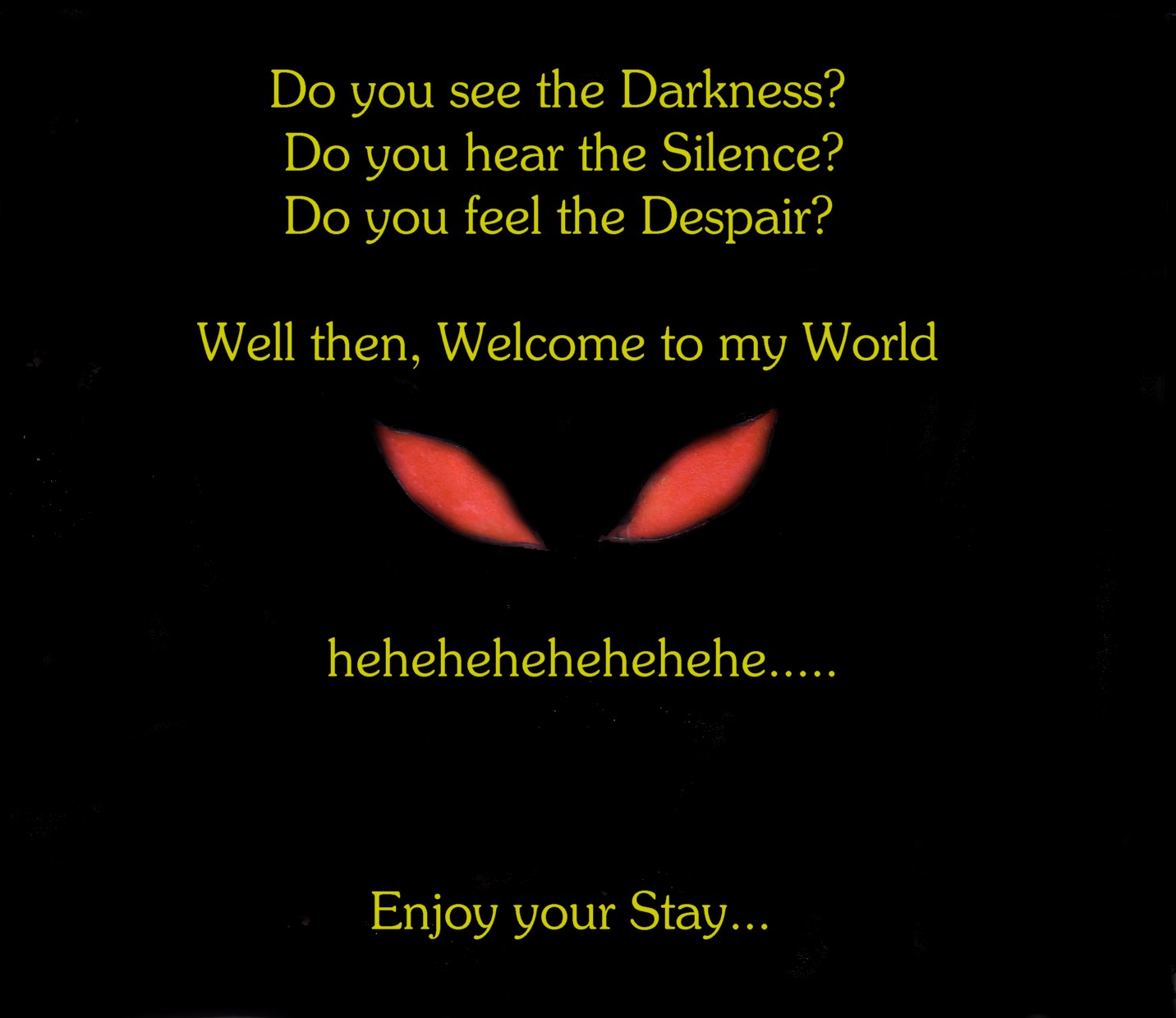 your first step to my world..