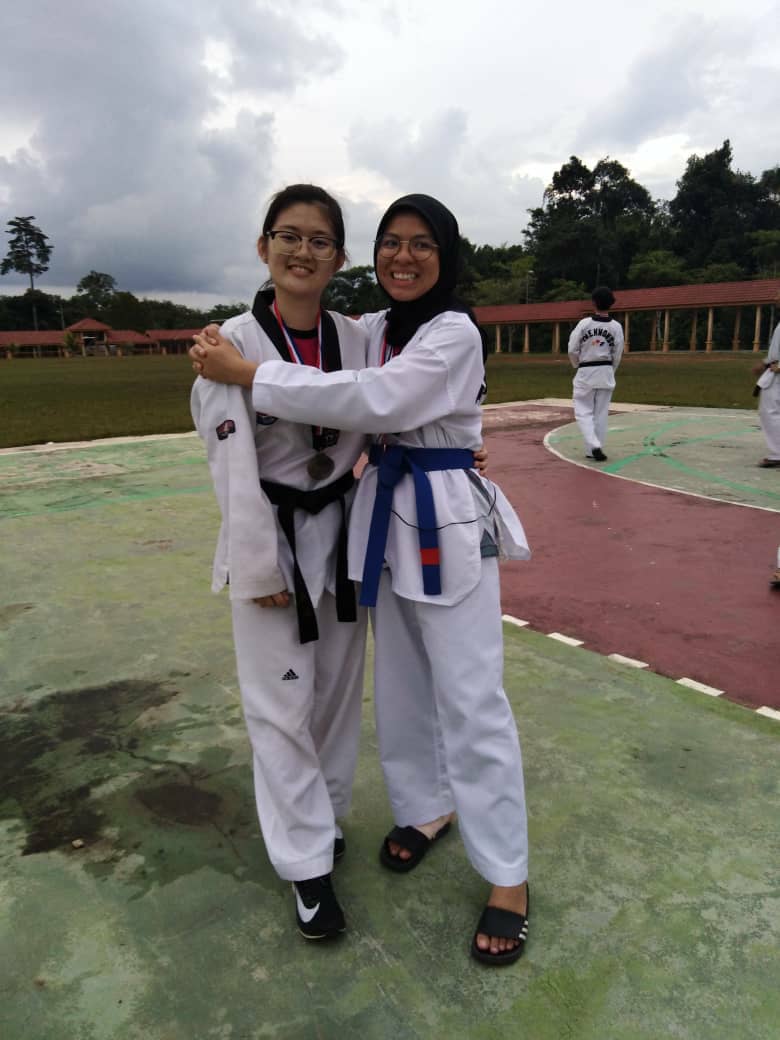With Miza-my training partner