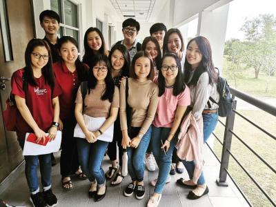 It is a must to take a group photo before the last paper!