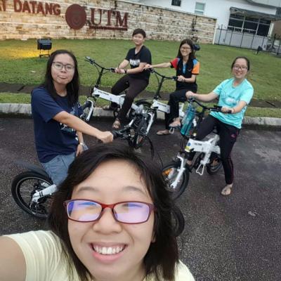Ride the E-bike and travel around UTM with my best friends!