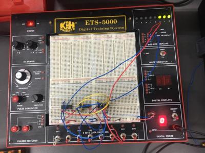 Basic bread boarding and wiring techniques(Lab1)