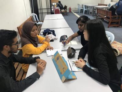 Discussion with the group members