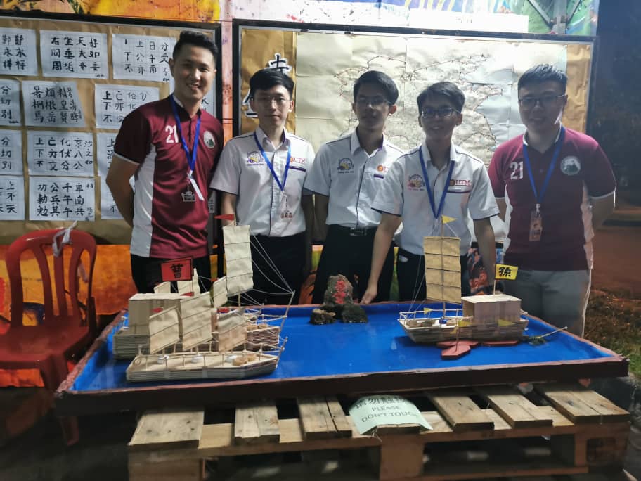 Miniature Naval Battle Model of the Romance of the Three Kingdoms